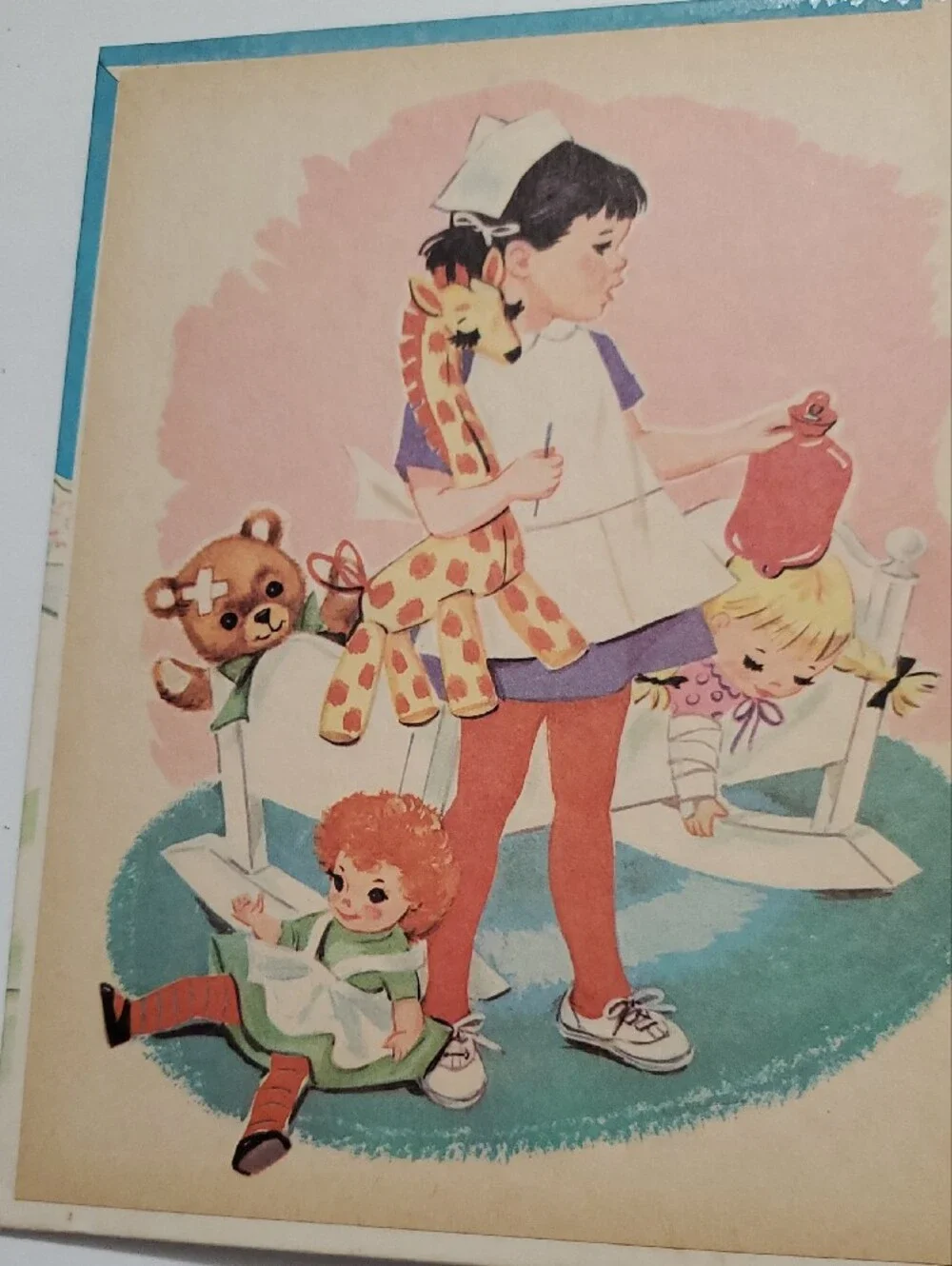 Nancy Plays Nurse Vintage Children's Book - Diane Sherman